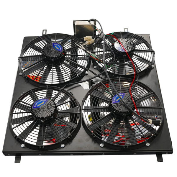 Blessed Performance Direct-Fit Quad Electric Fan Kit - 6.0 Powerstroke (2003-2007)
